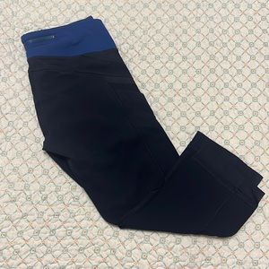 Navy Lululemon Crops
